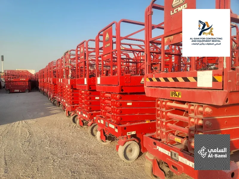 سيزر لفت للايجار بجدة | كهربائي وديزل (Zoomlion, JLG, Genie)
