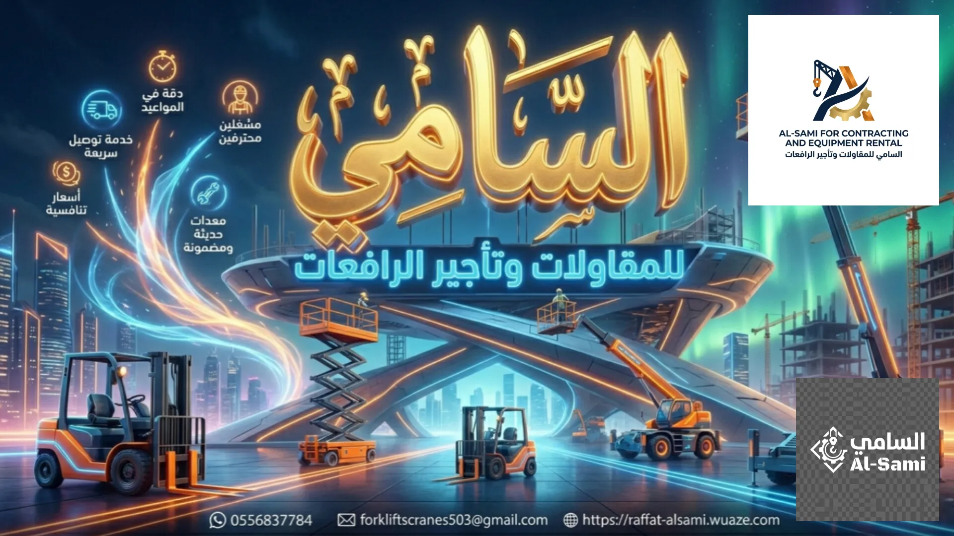 فوركلفت للأيجار في الدمام _ روافع شوكية للايجار